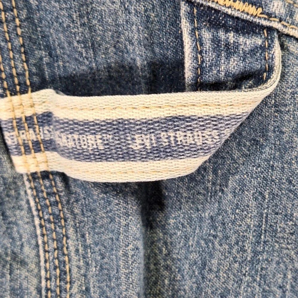 Levi Strauss Carpenter Jeans Boys 16 (Fits W29xL27) Medium Wash Signature